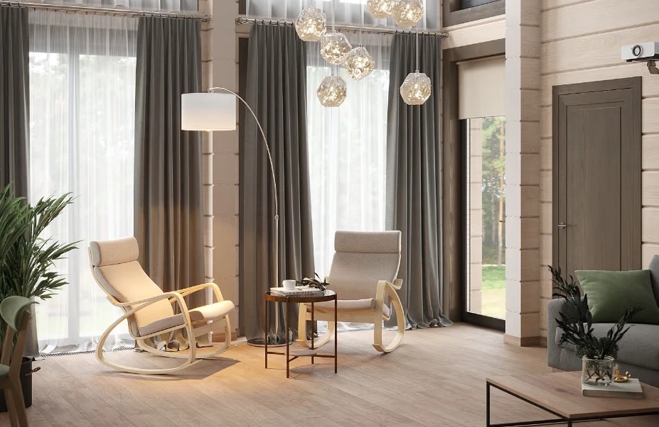 Дизайн-проект загородного дома в п. Агалатово площадью 160 м2