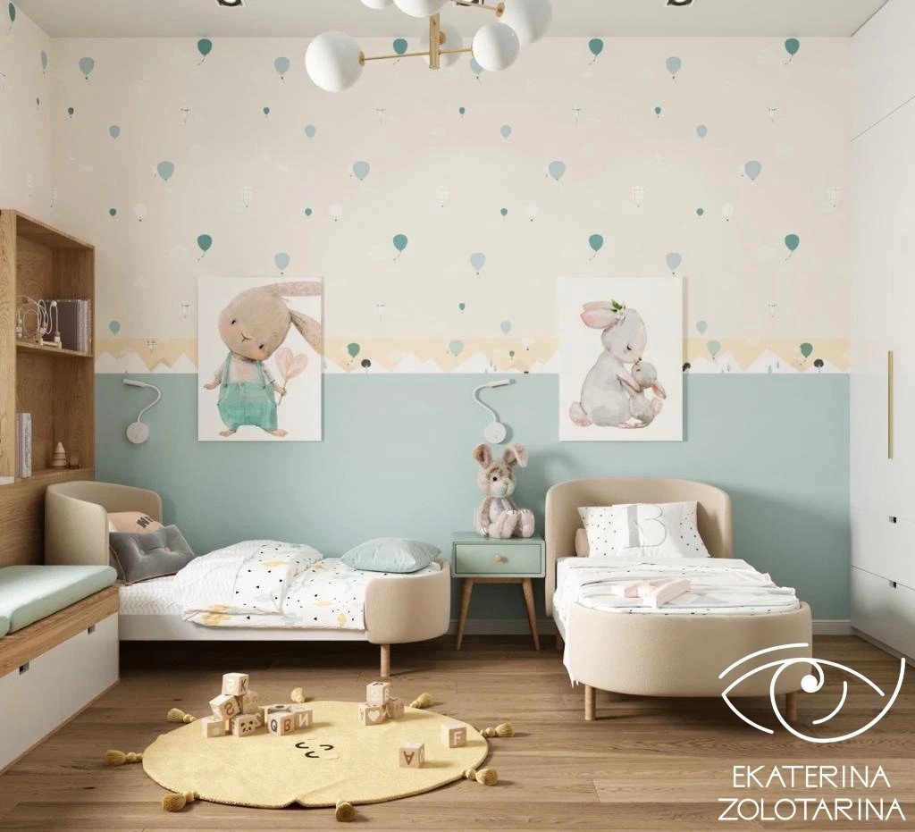 Детская комната для близнецов