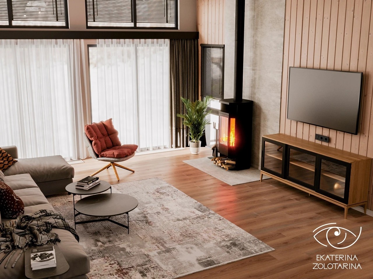 Дизайн-проект загородного дома