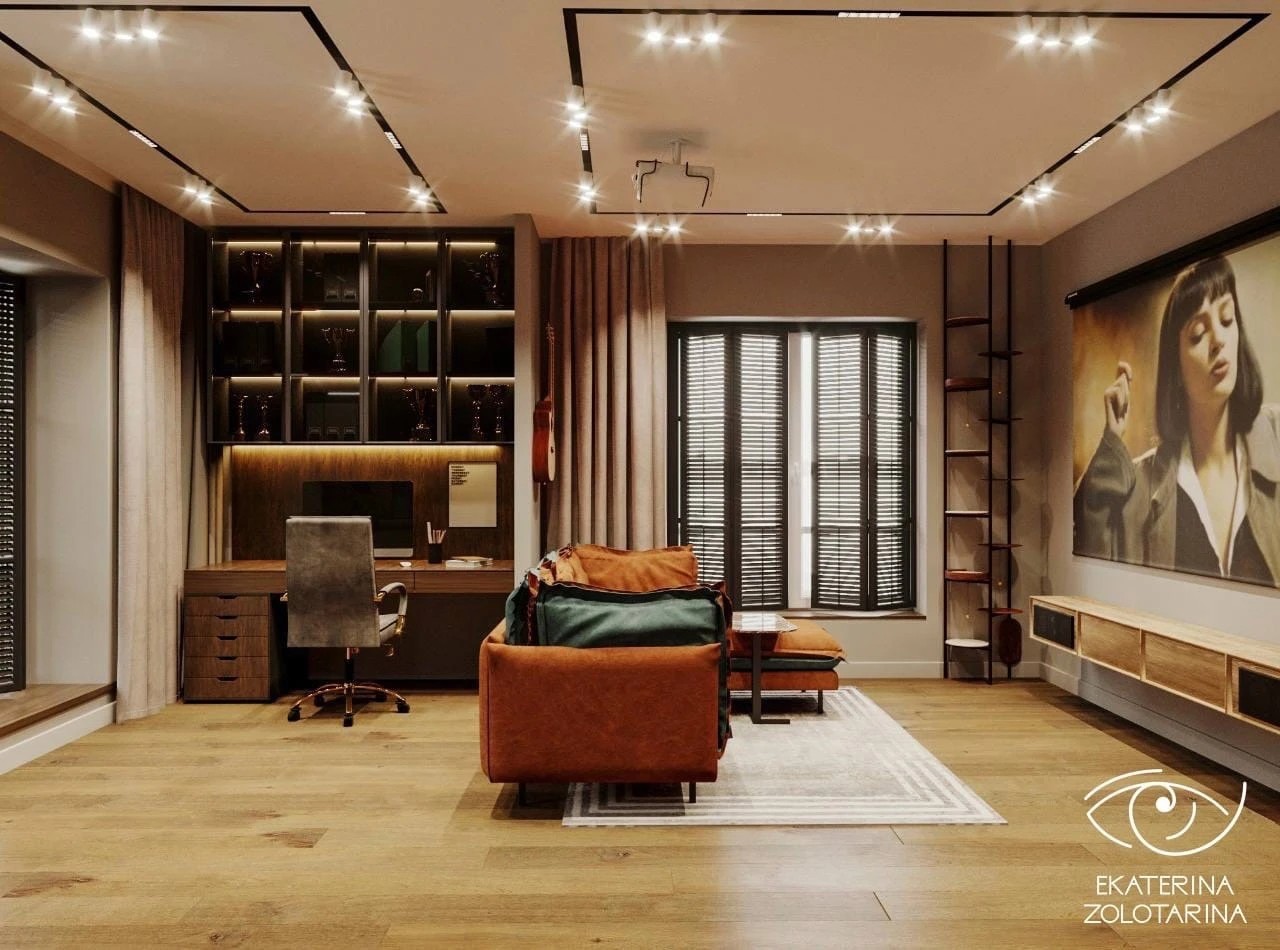 Квартира для холостяка, который занимается кайтсерфингом