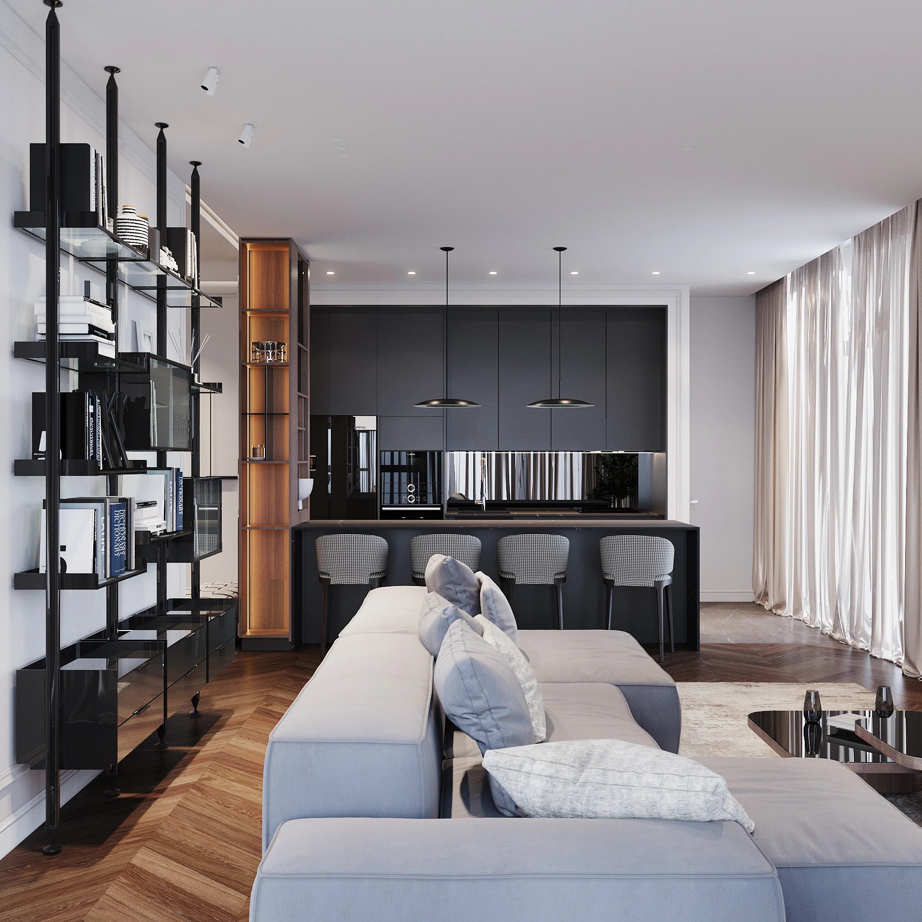 Уютное и современное пространство в Лахта-парк