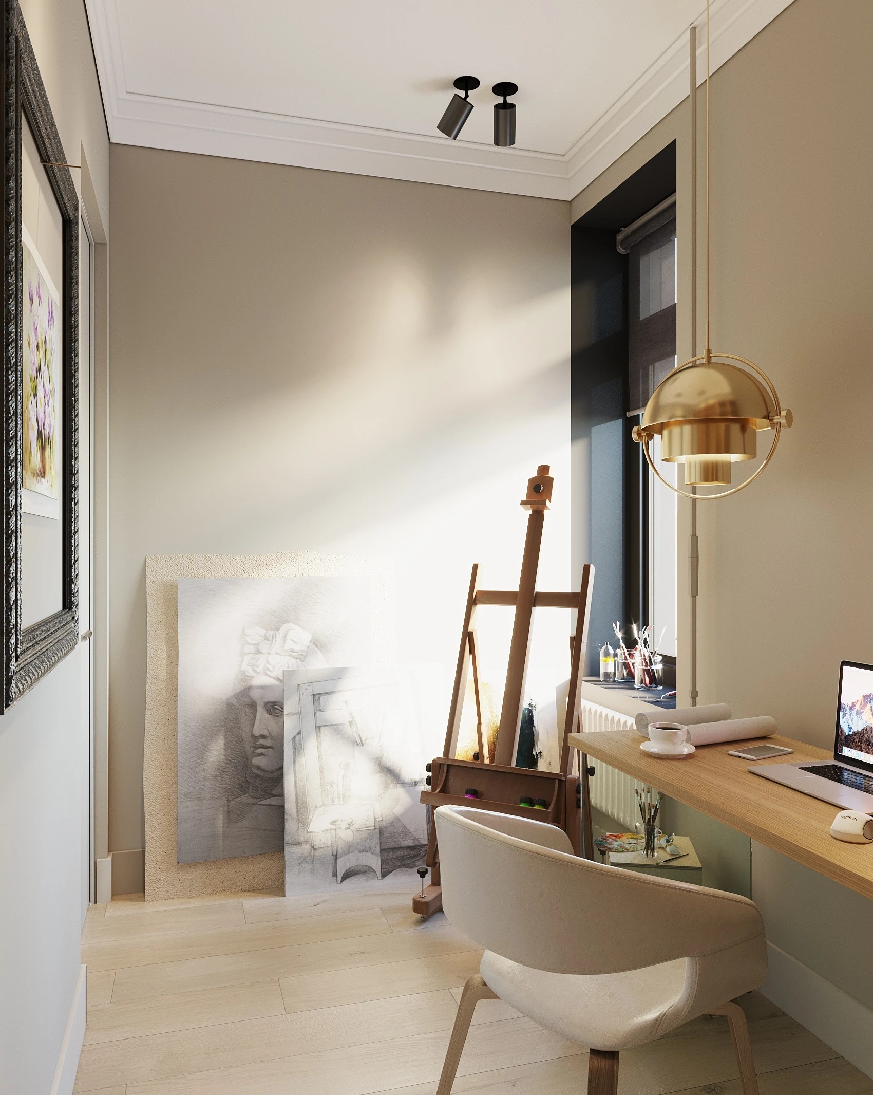 Квартира для художницы в доме 1826 года постройки