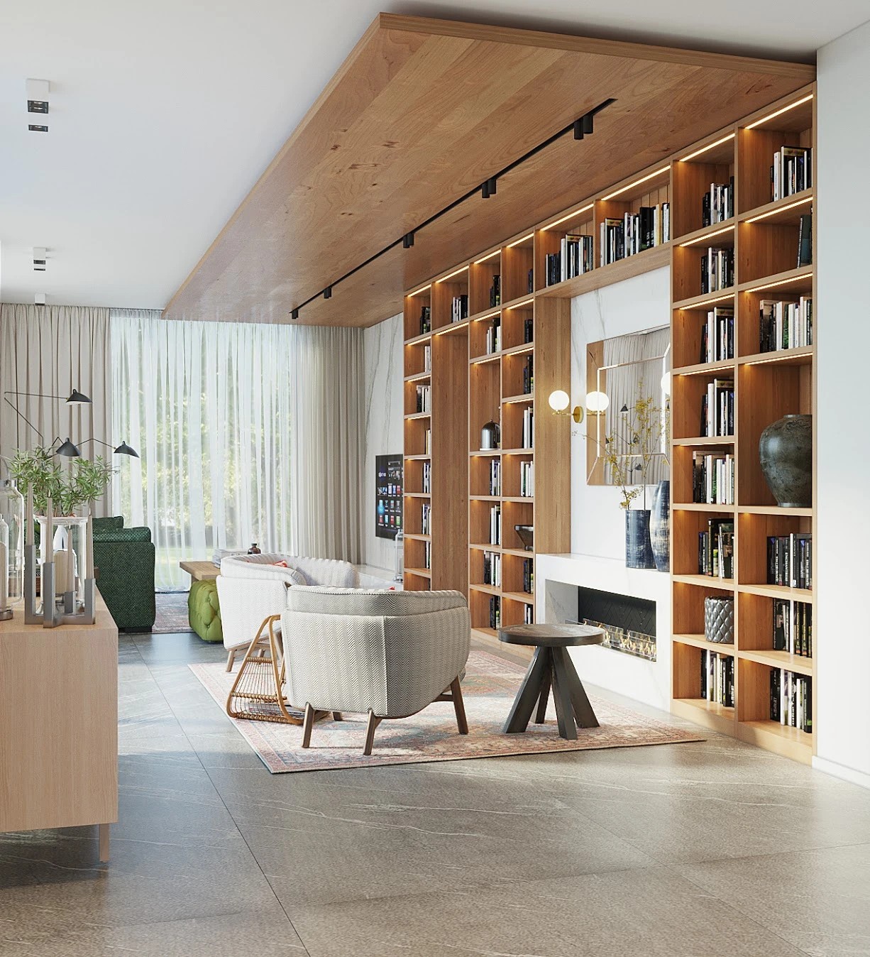 Интерьер в КП Chehoff