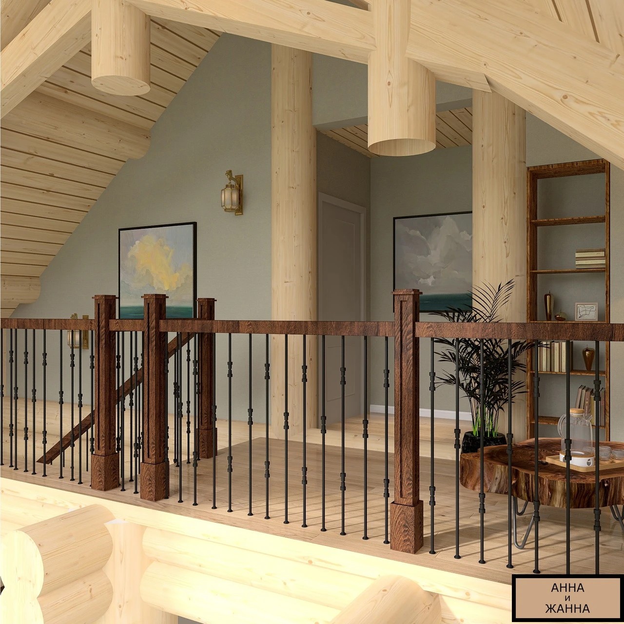 Дом из брёвен