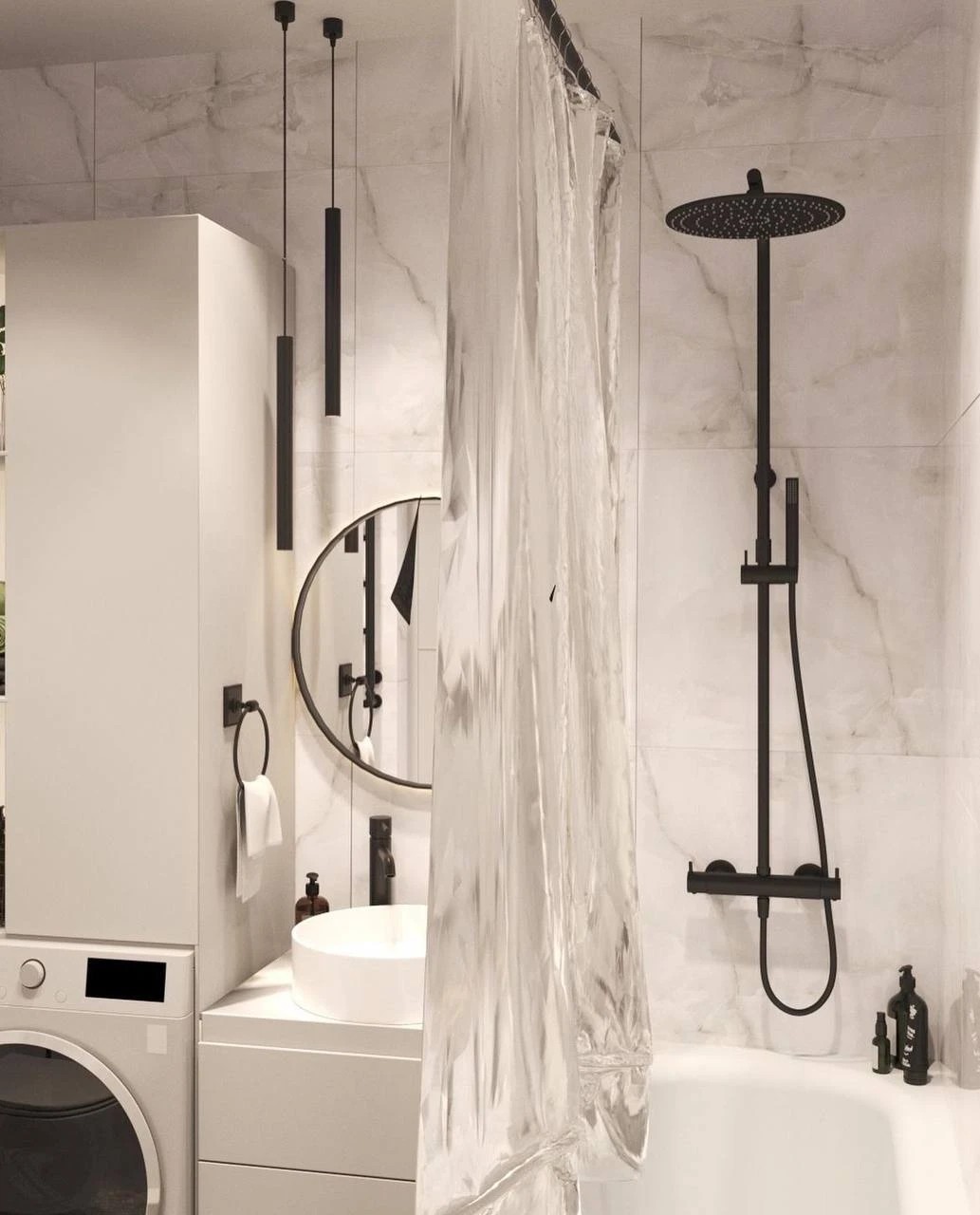 Проект санузла с современном стиле