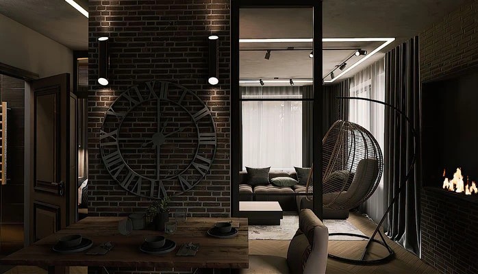 Дизайн интерьера квартиры-студии