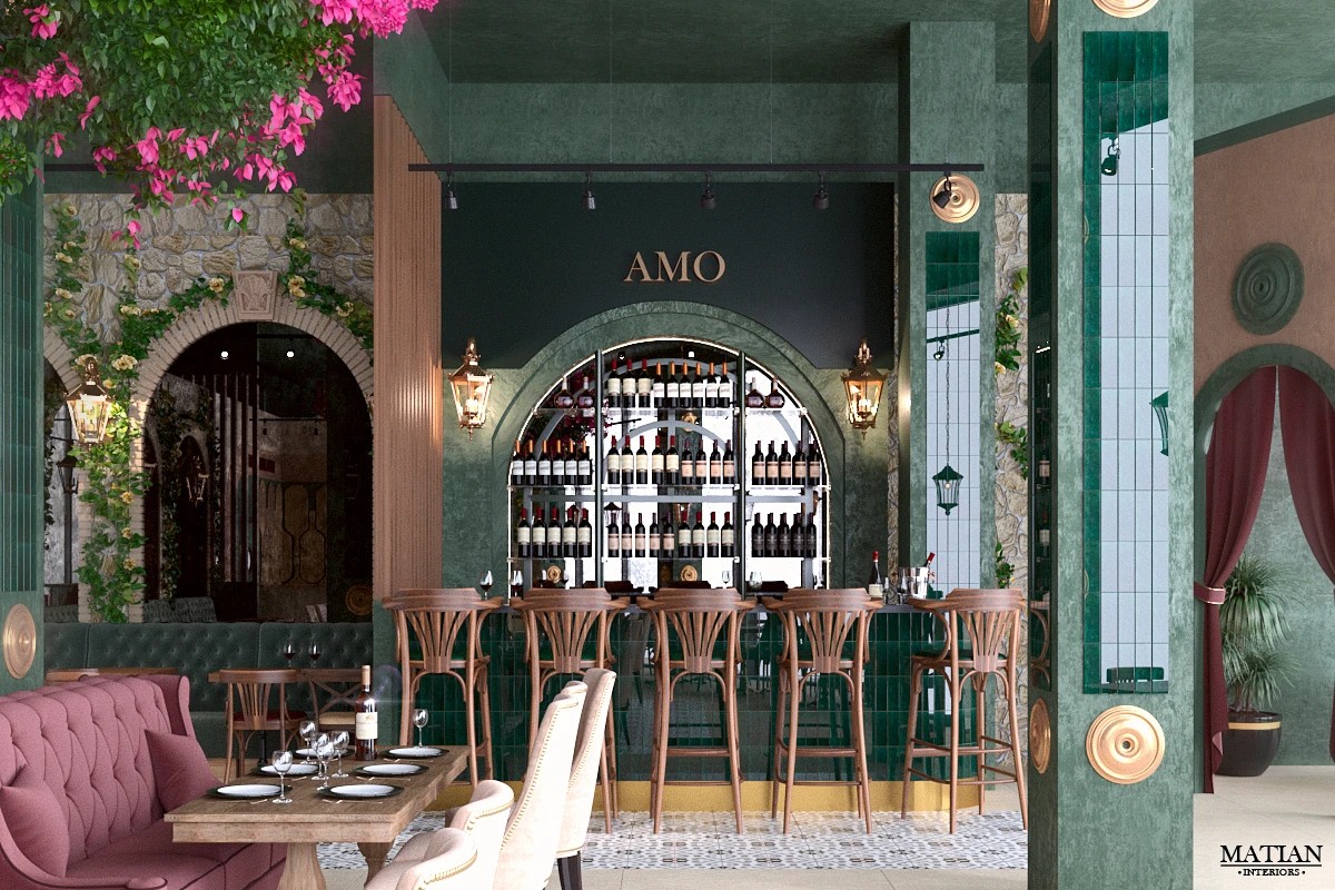 Ресторан "АМО" на улице Типанова