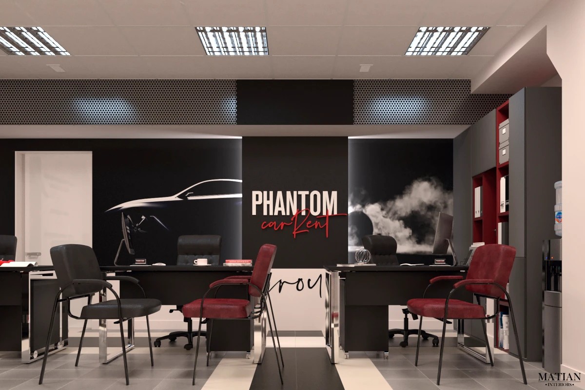 Офис автопроката "PHANTOM" БЦ Т4