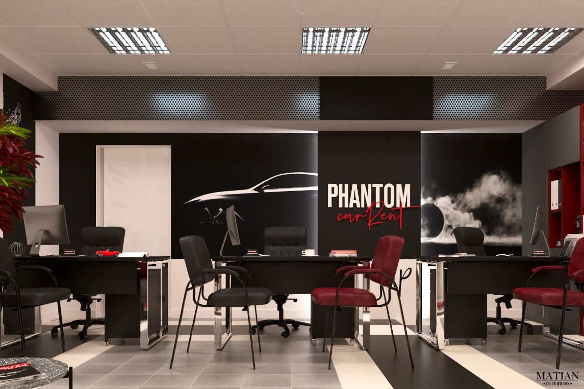 Офис автопроката "PHANTOM" БЦ Т4