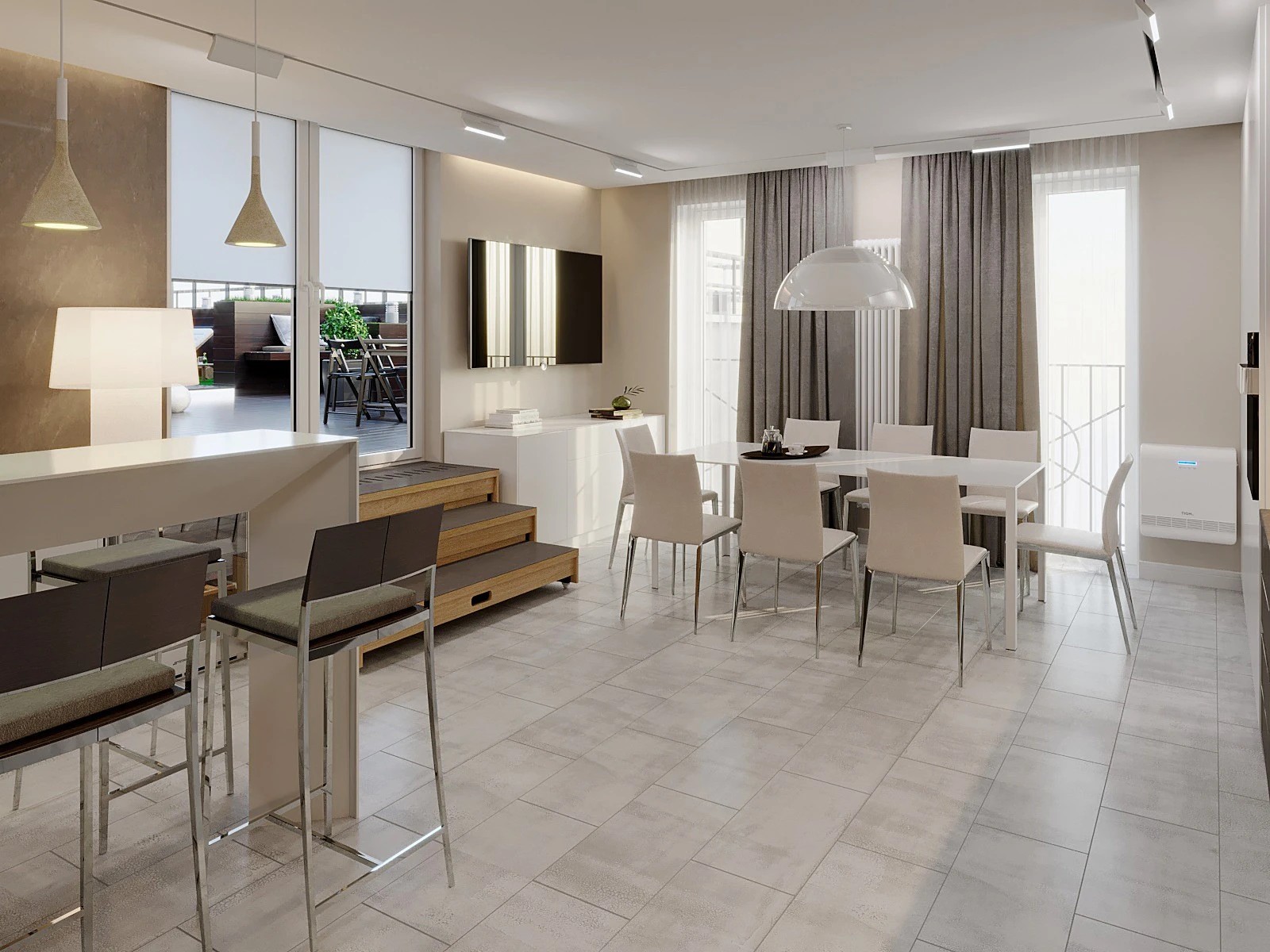 КВАРТИРА С ТЕРРАСОЙ