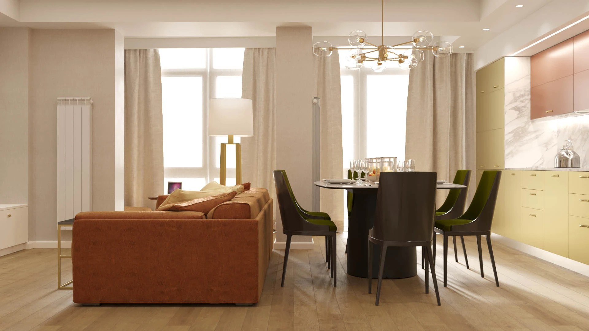 Дизайн-проект квартиры ЖК VOGUE Минск