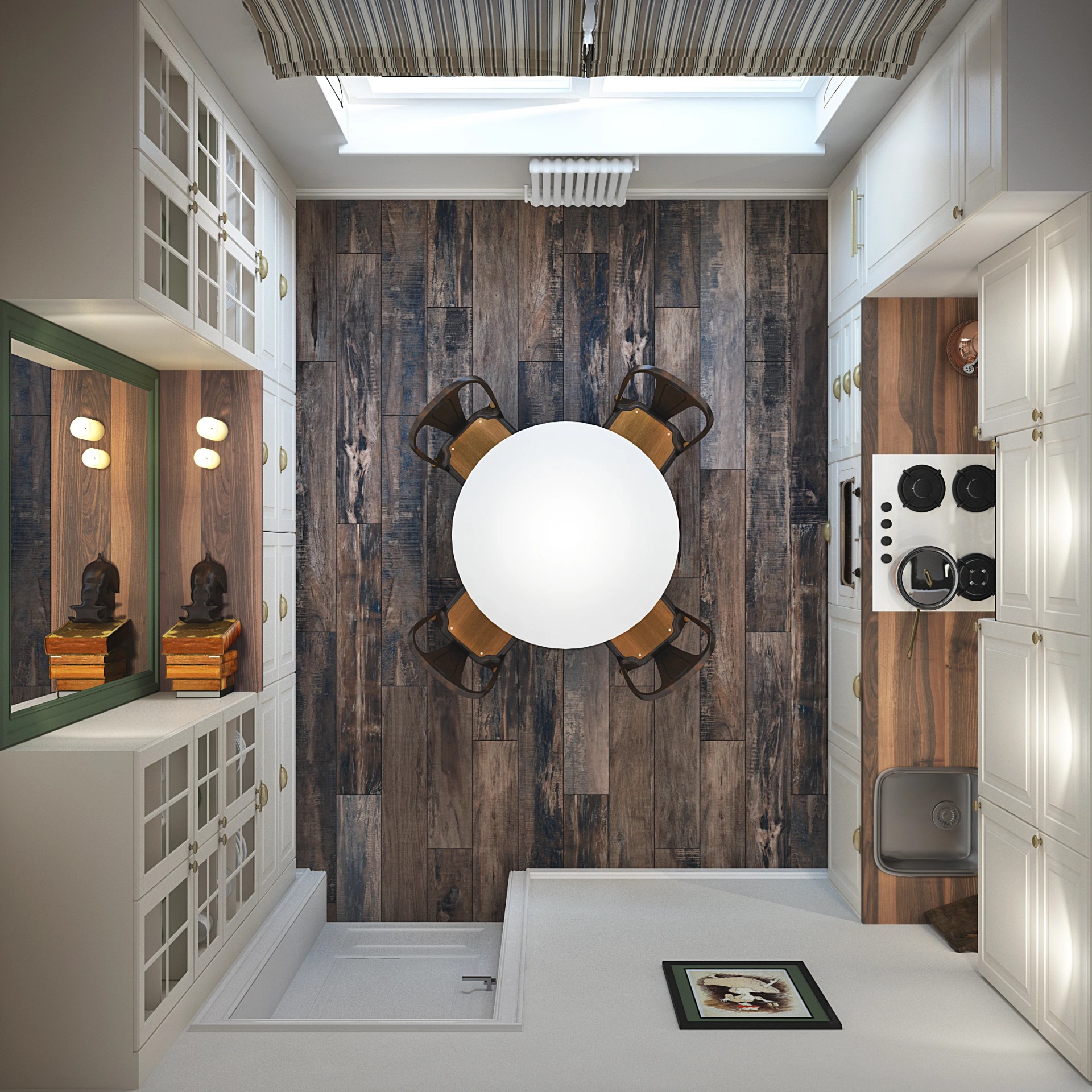 Серия кухонь для проектов в Москве