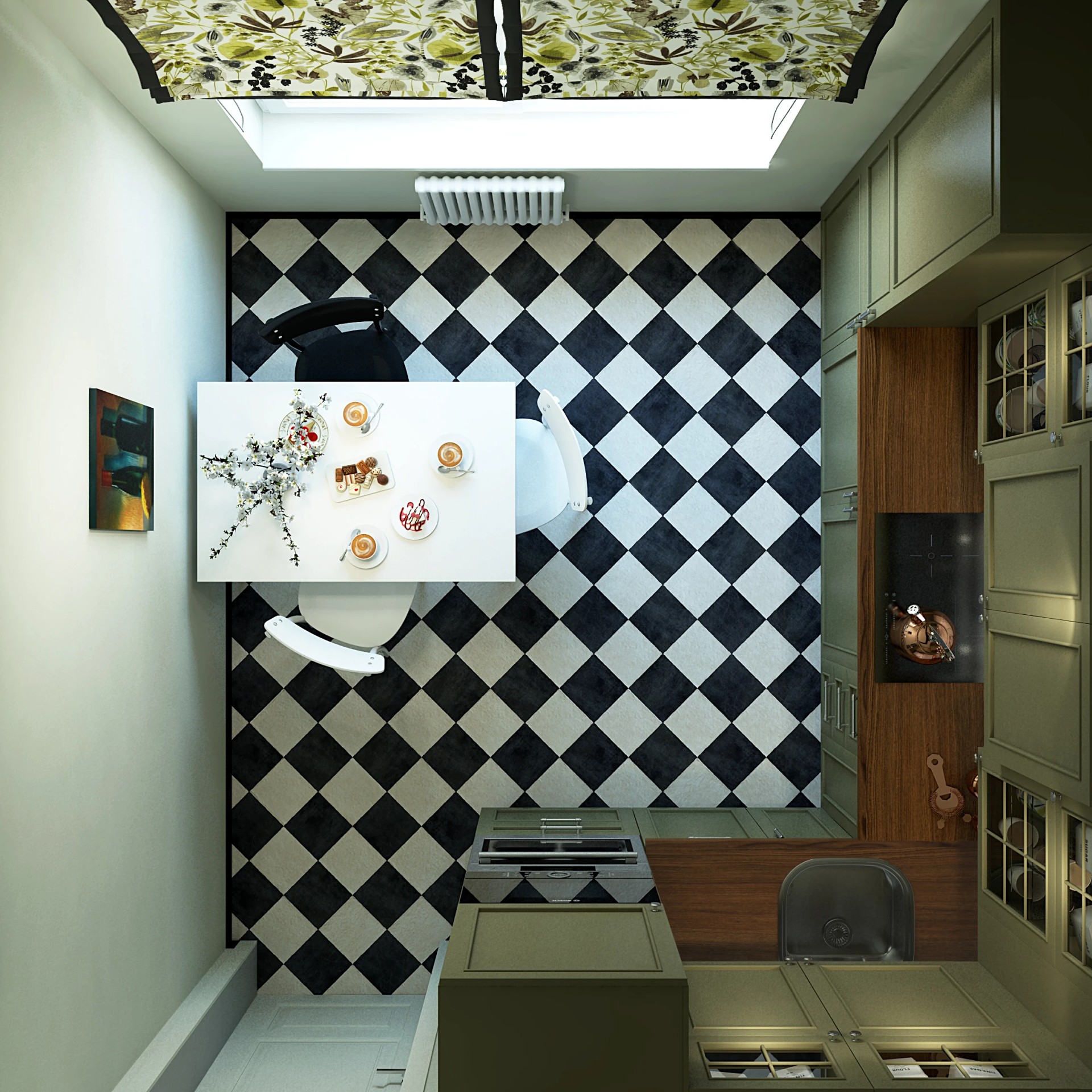 Серия кухонь для проектов в Москве