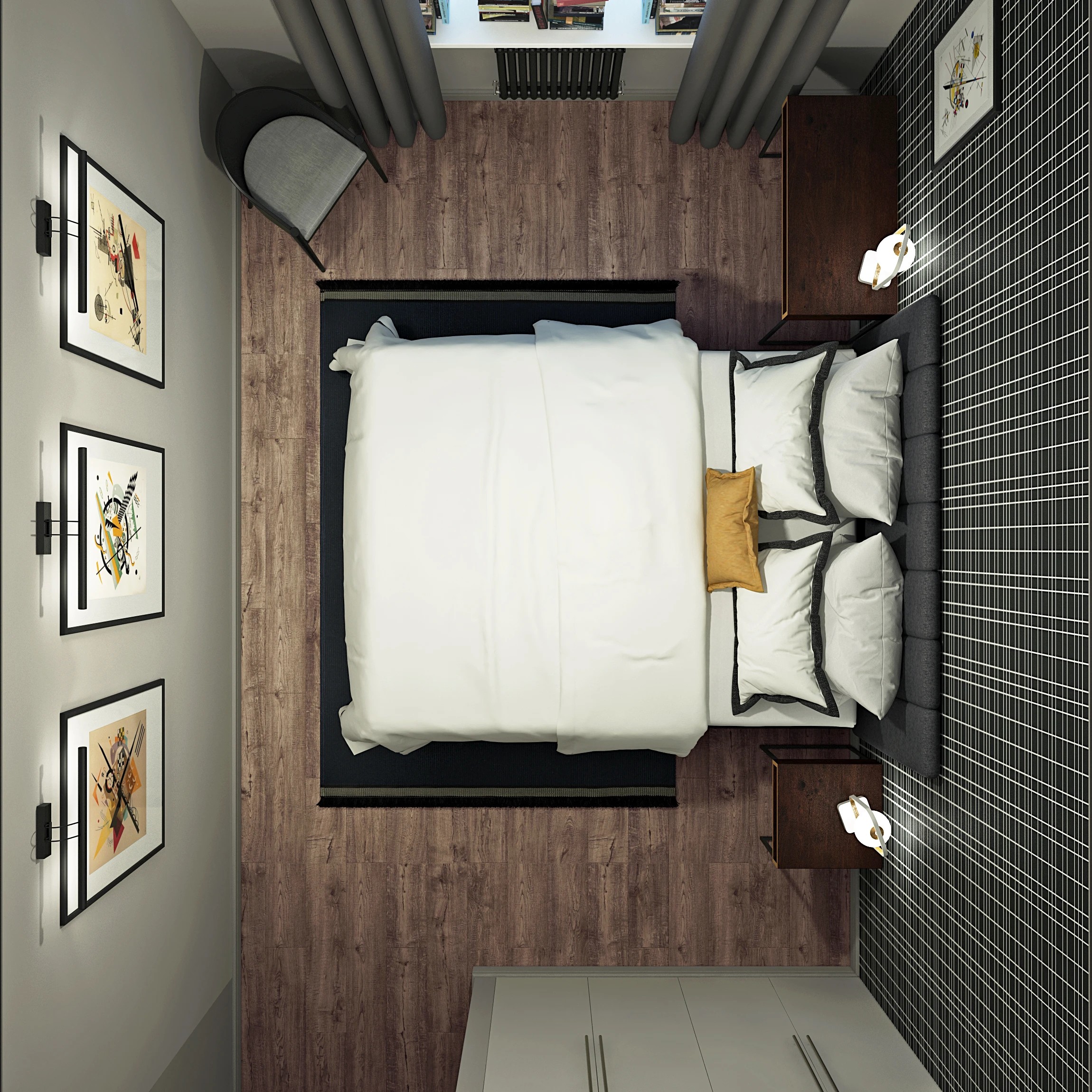 Серия спален для проектов в Москве