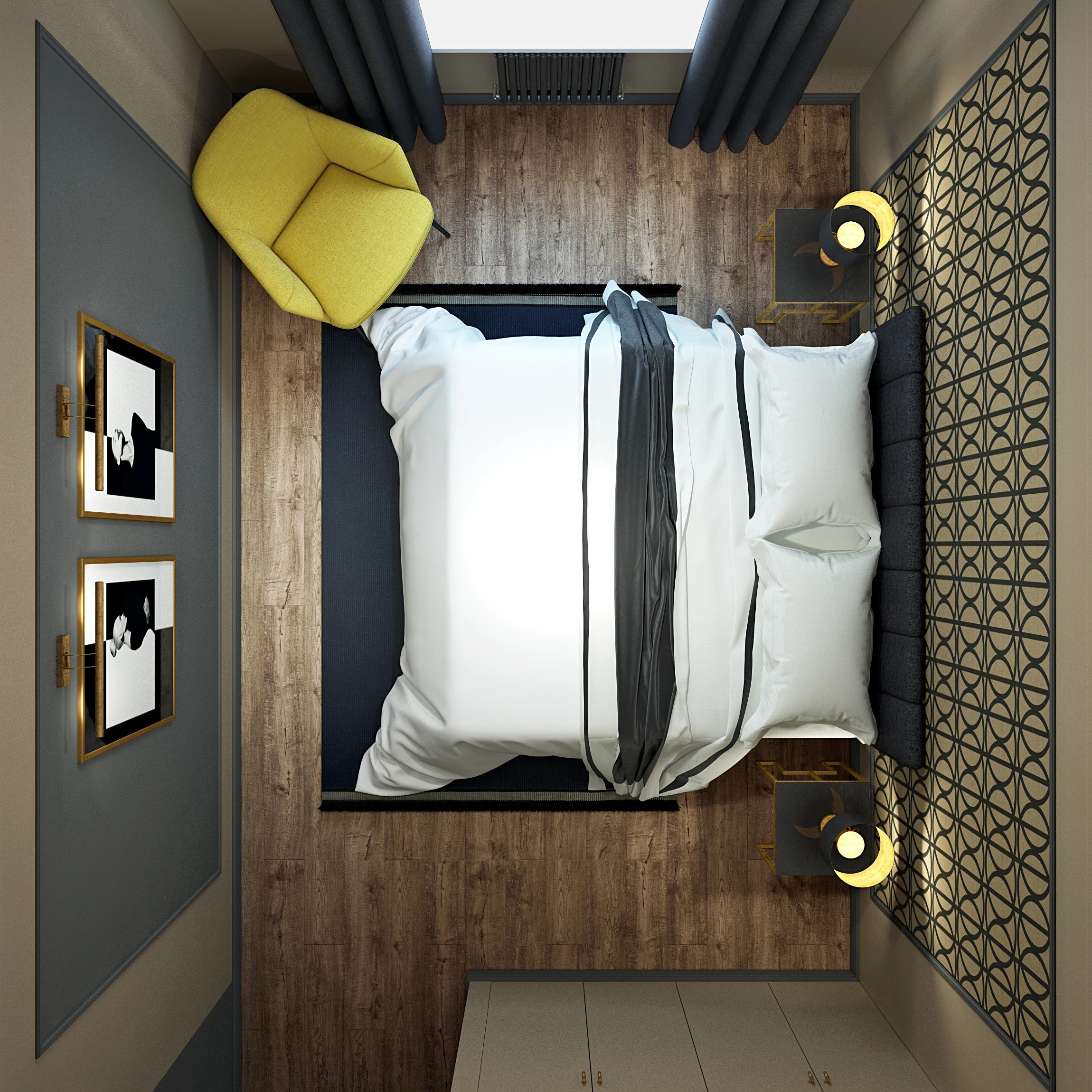 Серия спален для проектов в Москве