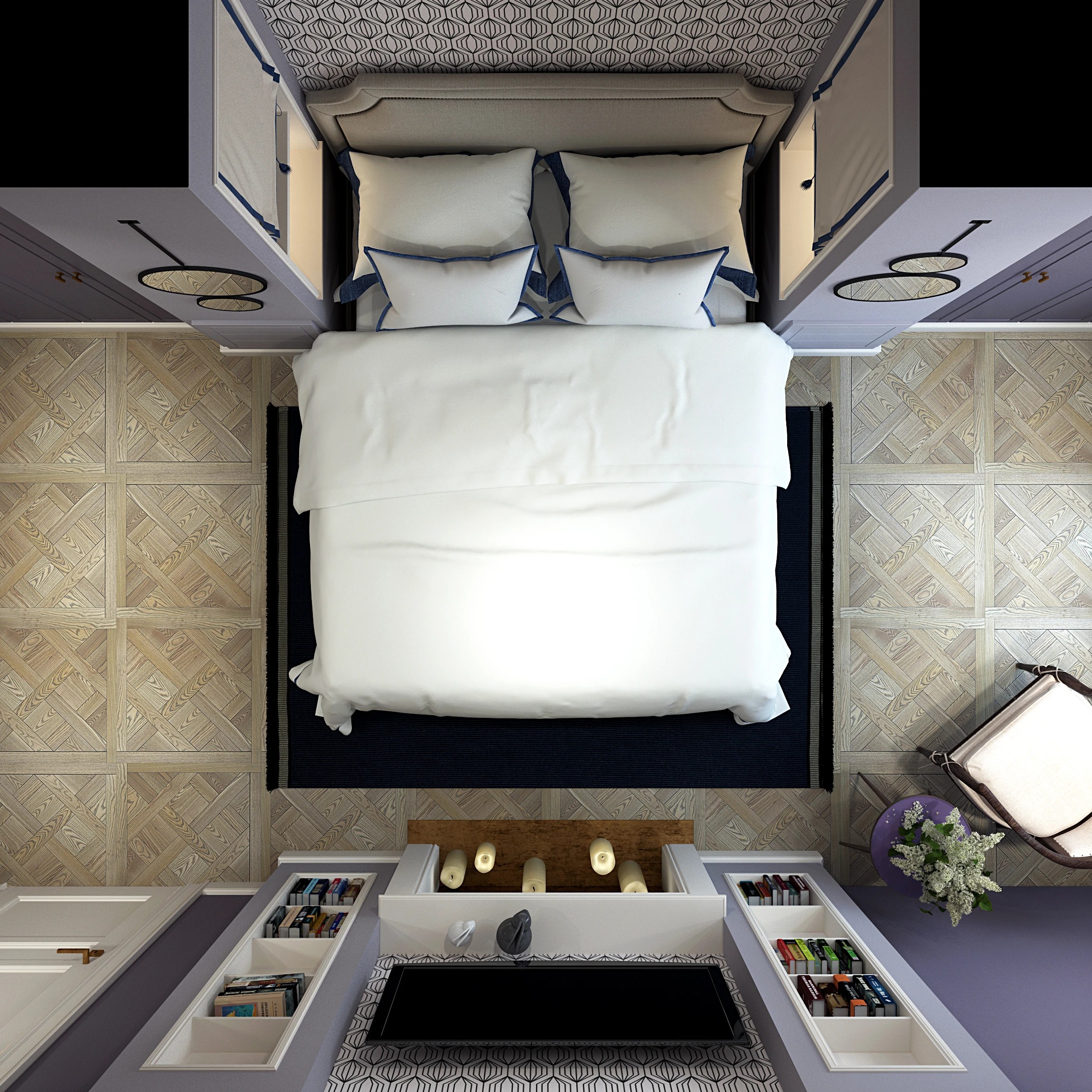 Серия спален для проектов в Москве