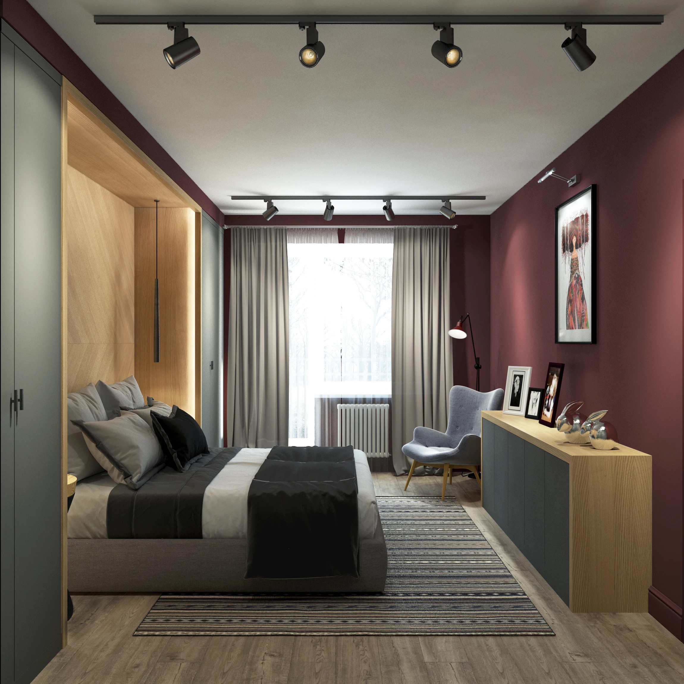 Серия спален для проектов в Москве