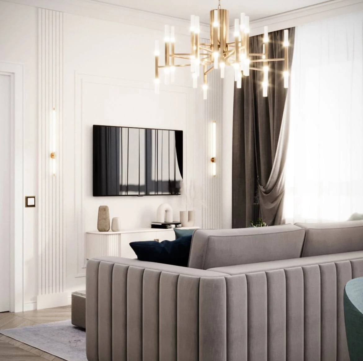 Дизайн Кухни гостиной