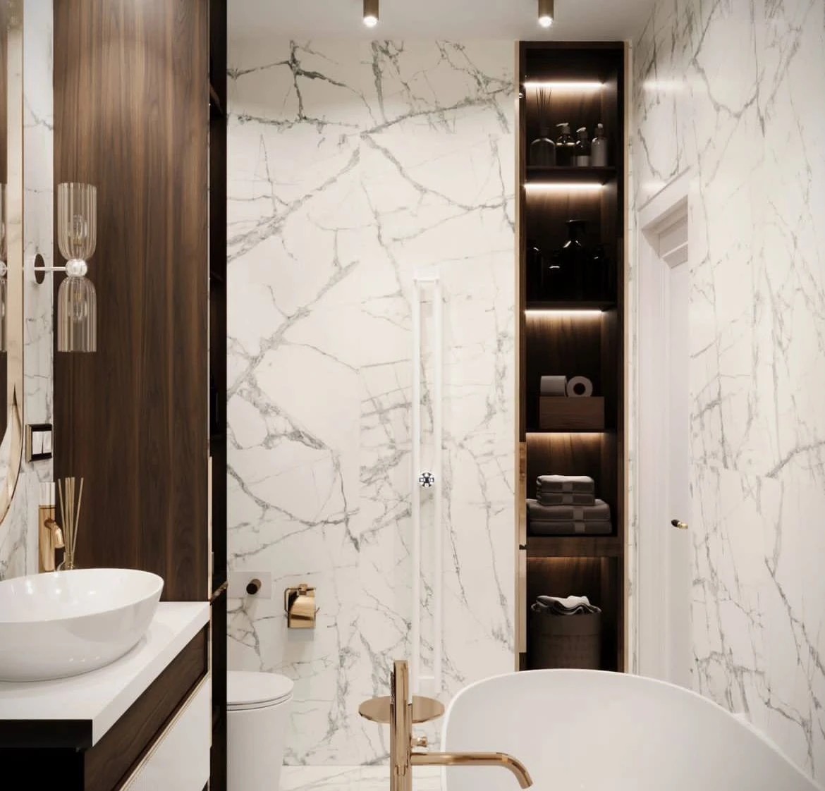 Дизайн санузла и ванной комнаты