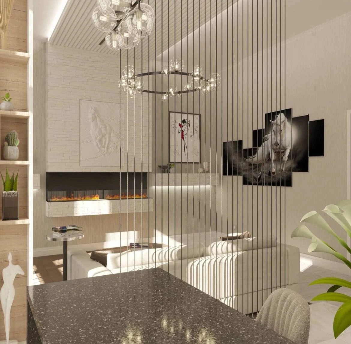 Квартира студия в современном стиле