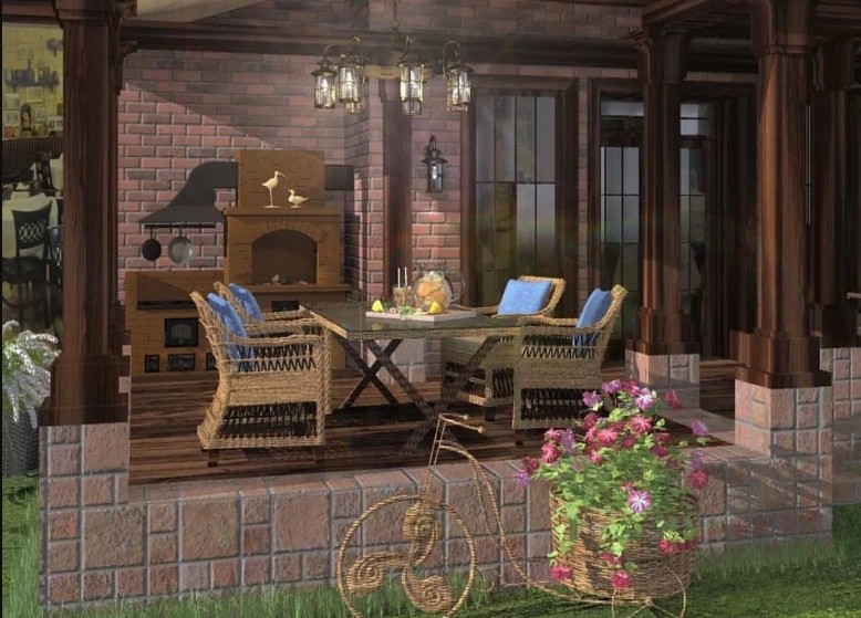 Дизайн веранды