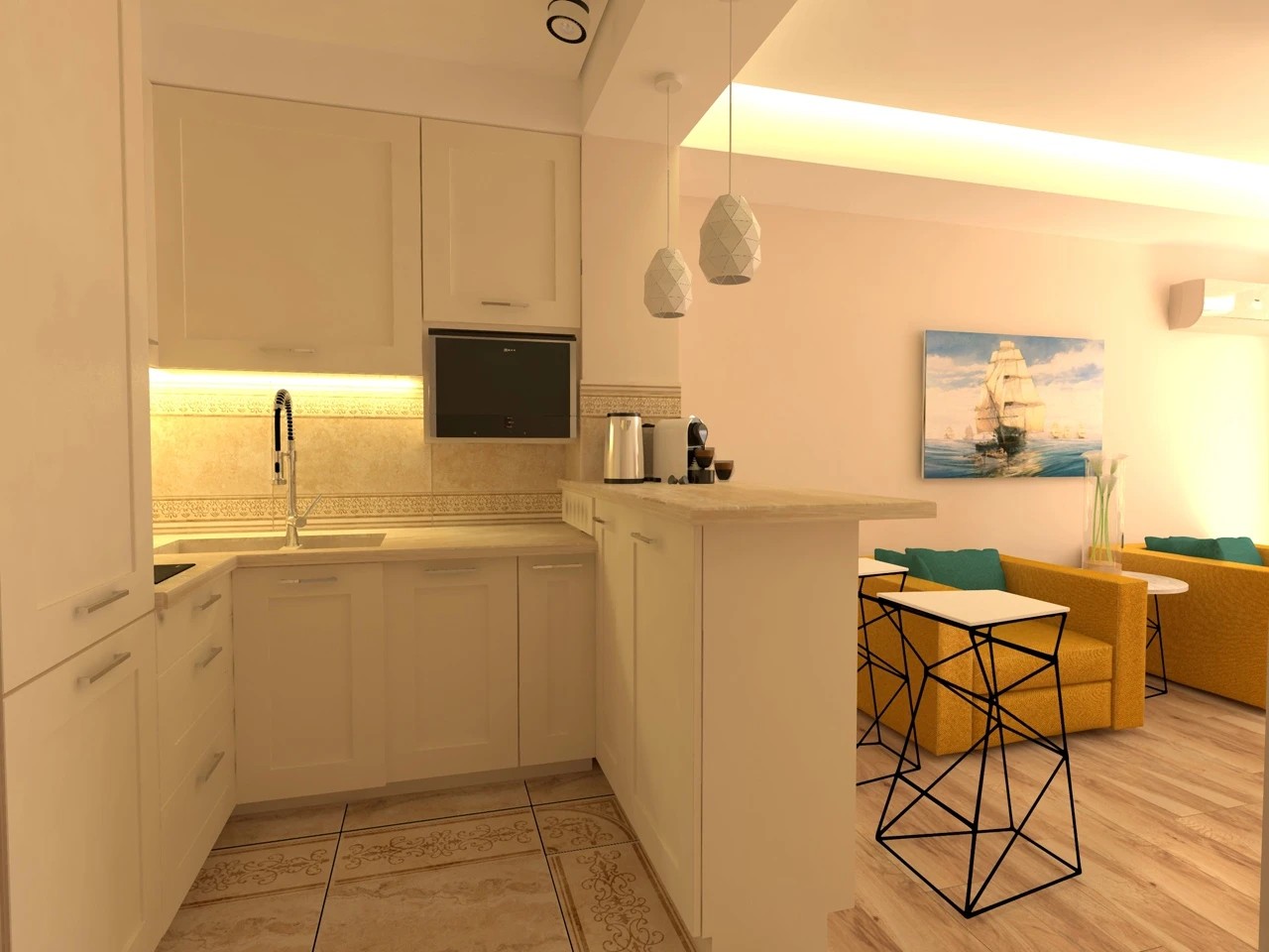 Кухня-гостиная