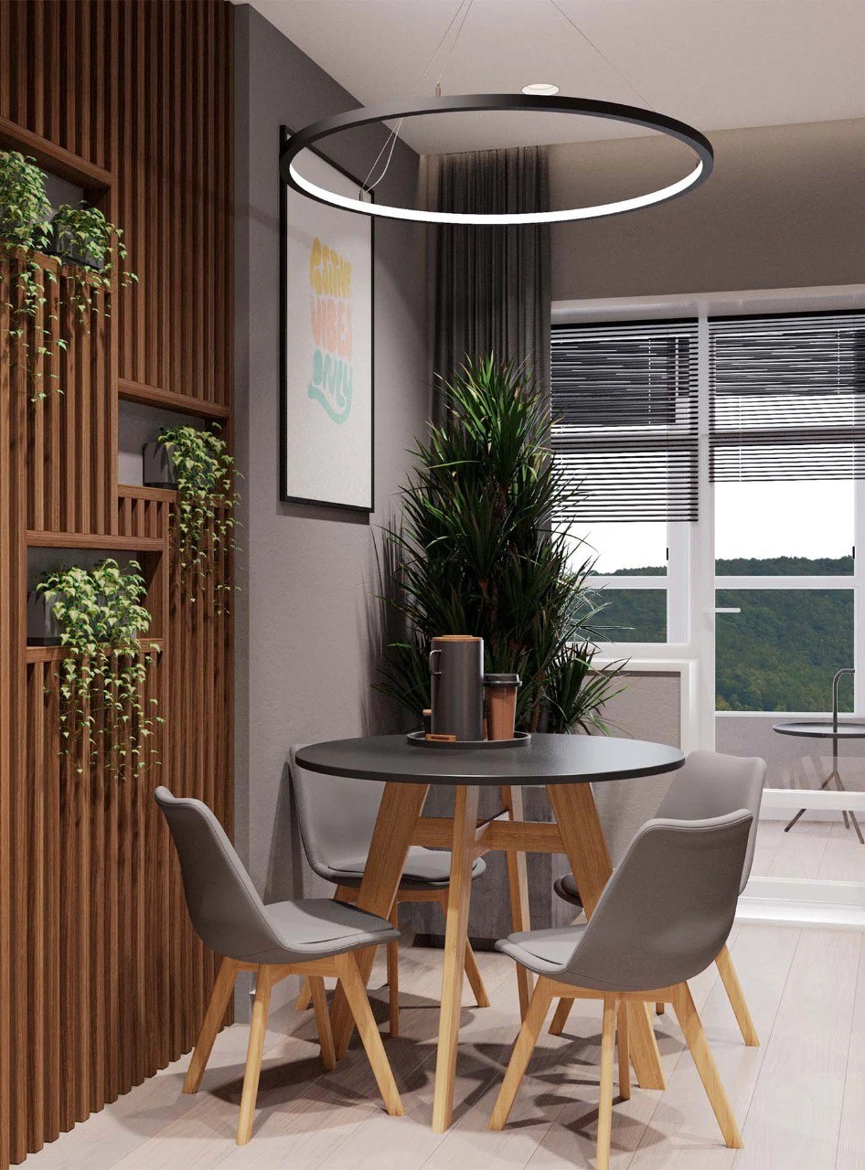 Дизайн интерьера кухни и спальни