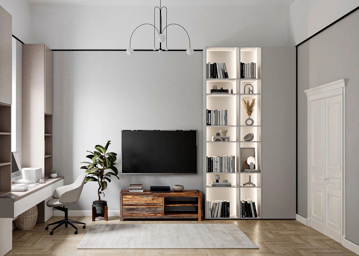 ВАННАЯ И КАБИНЕТ НА НЕВСКОМ В СТАРОМ ФОНДЕ