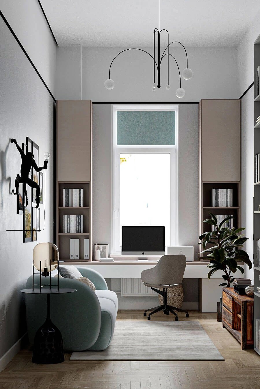 ВАННАЯ И КАБИНЕТ НА НЕВСКОМ В СТАРОМ ФОНДЕ