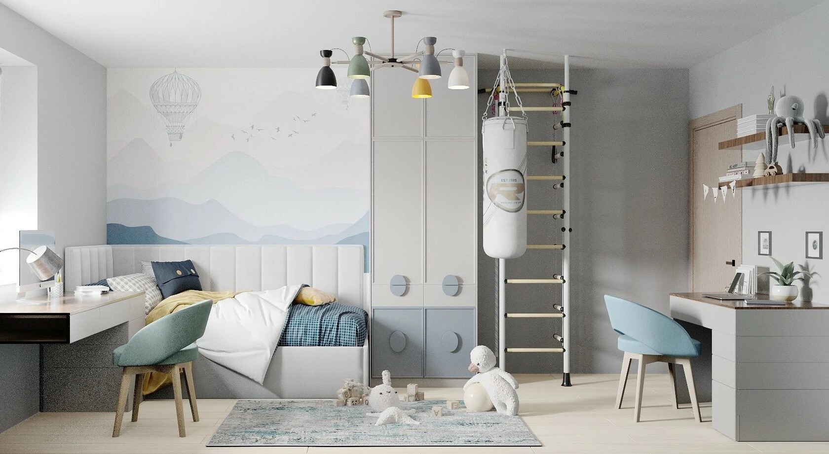 ДЕТСКАЯ ДЛЯ 2Х МАЛЬЧИКОВ