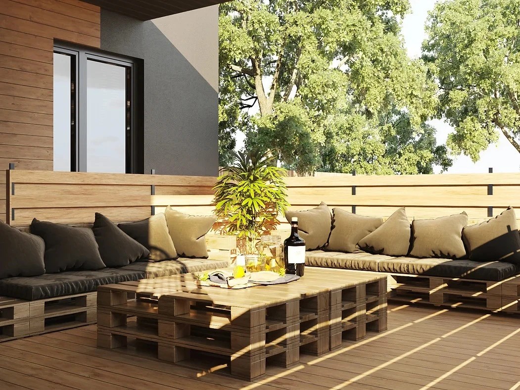 Баня с бассейном