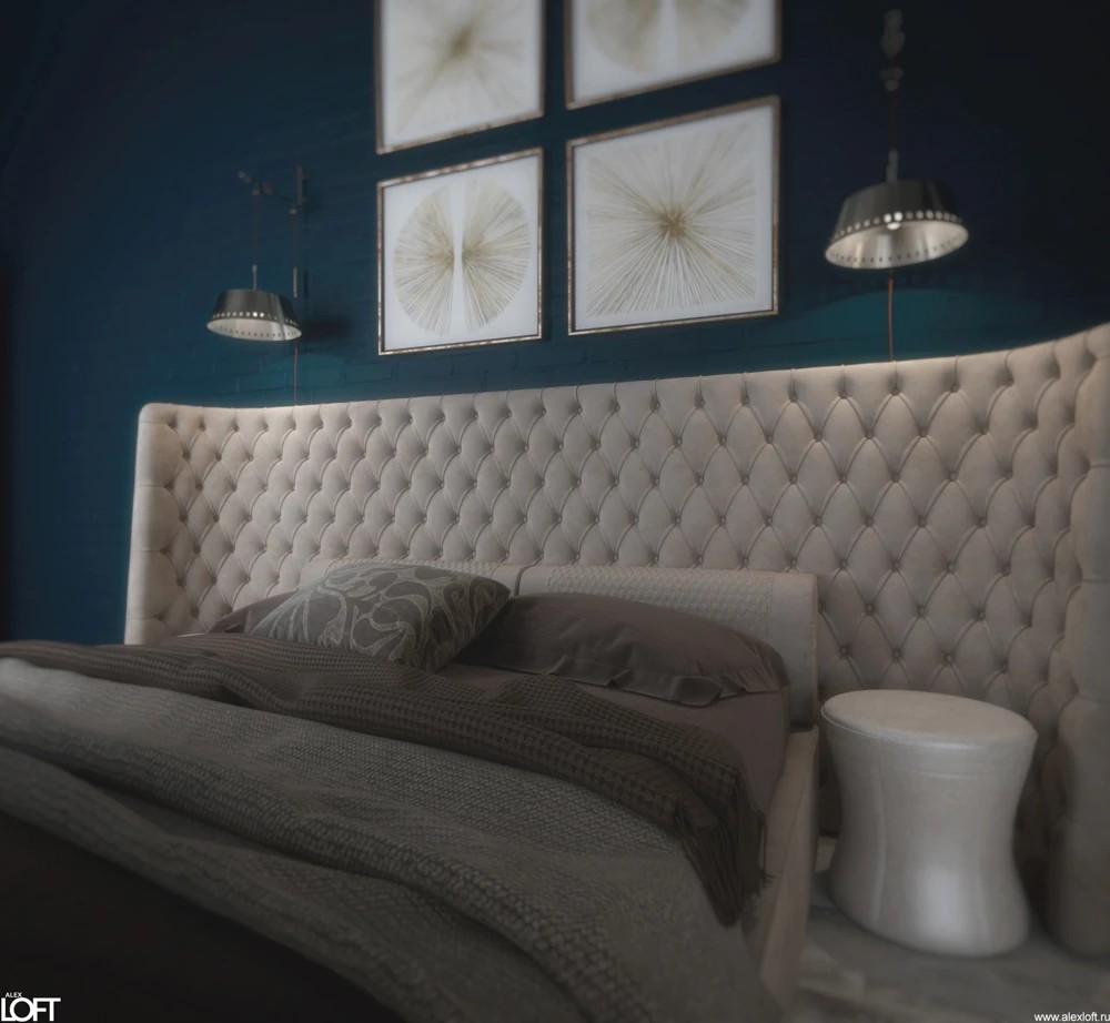 Лофт интерьер апартаментов в Казани