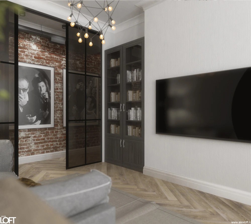 Белоснежная классика и минимализм в интерьере квартиры