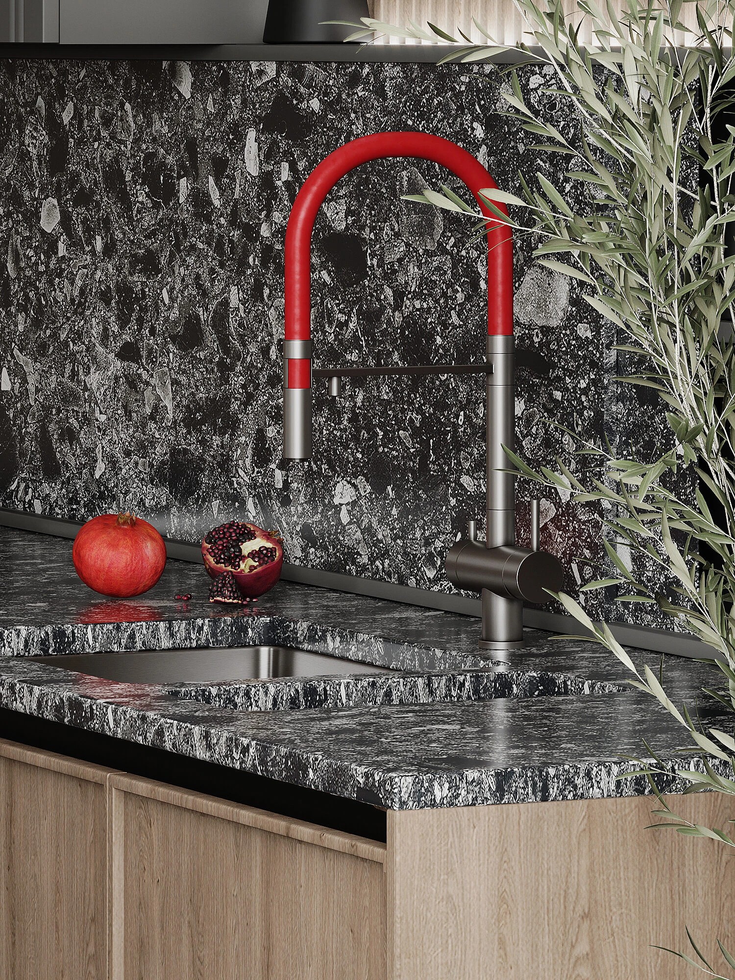 Детальная проработка нестандартной корпусной мебели