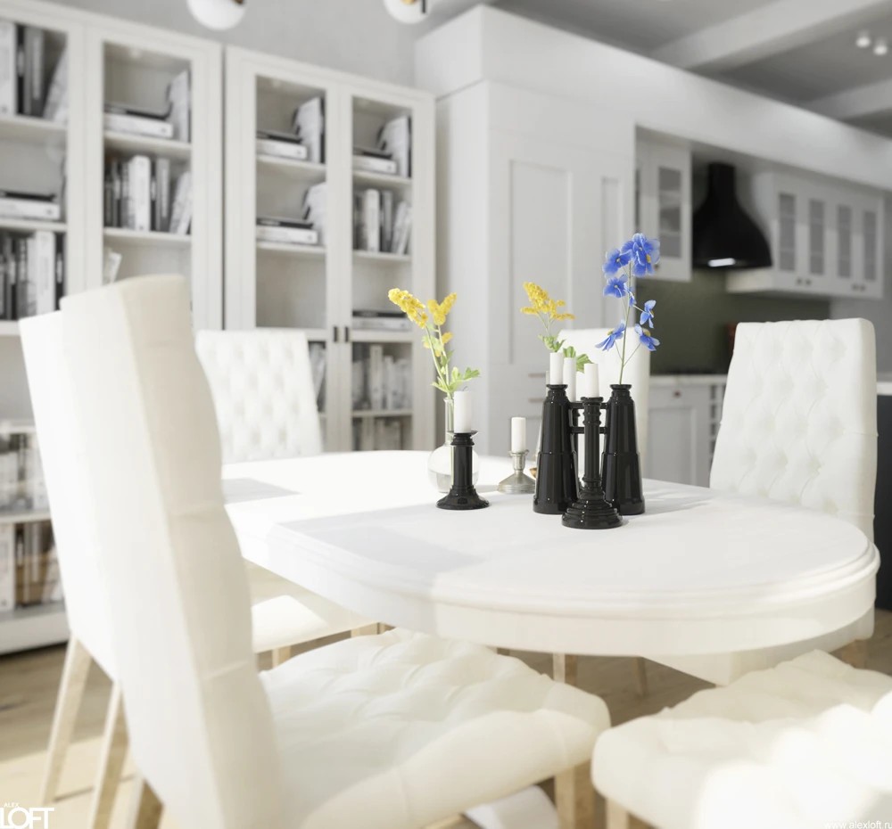 Дизайн интерьера загородного дома в скандинавском стиле