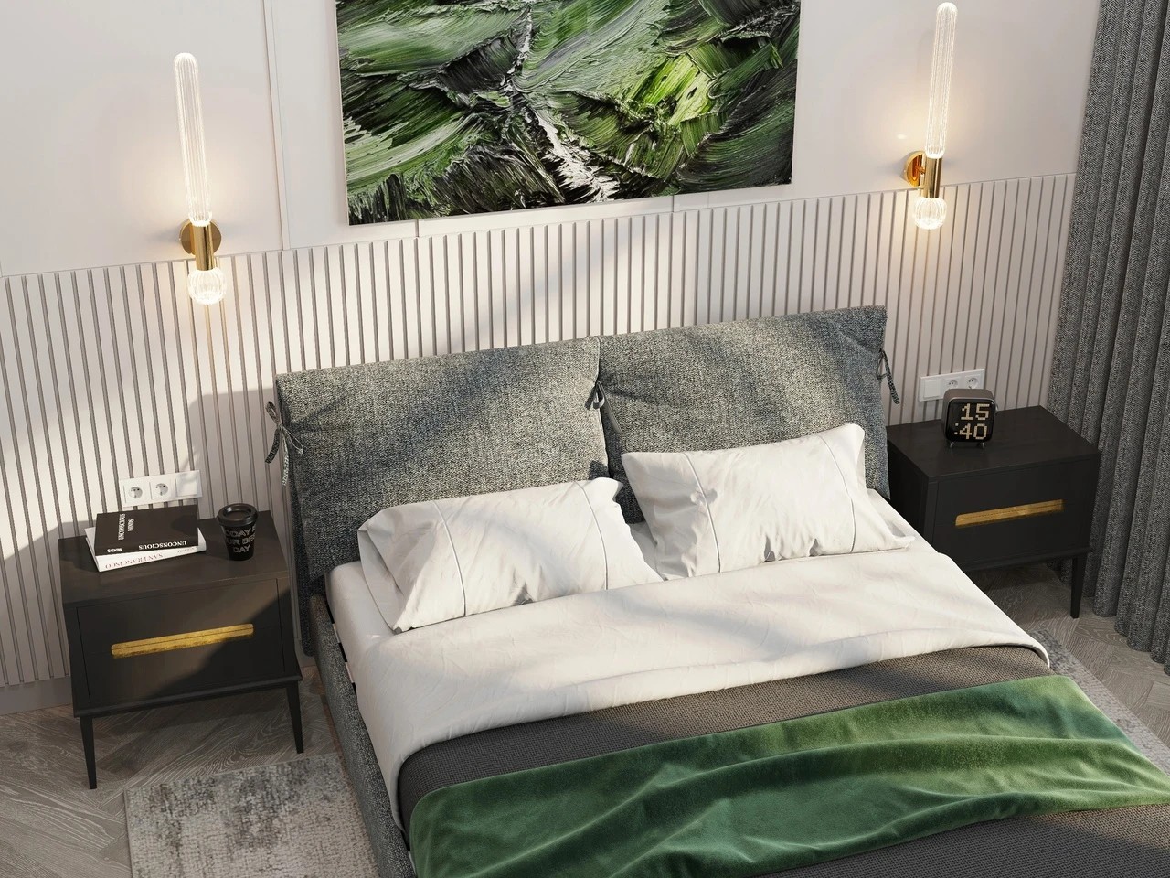 Спальня в загородном доме