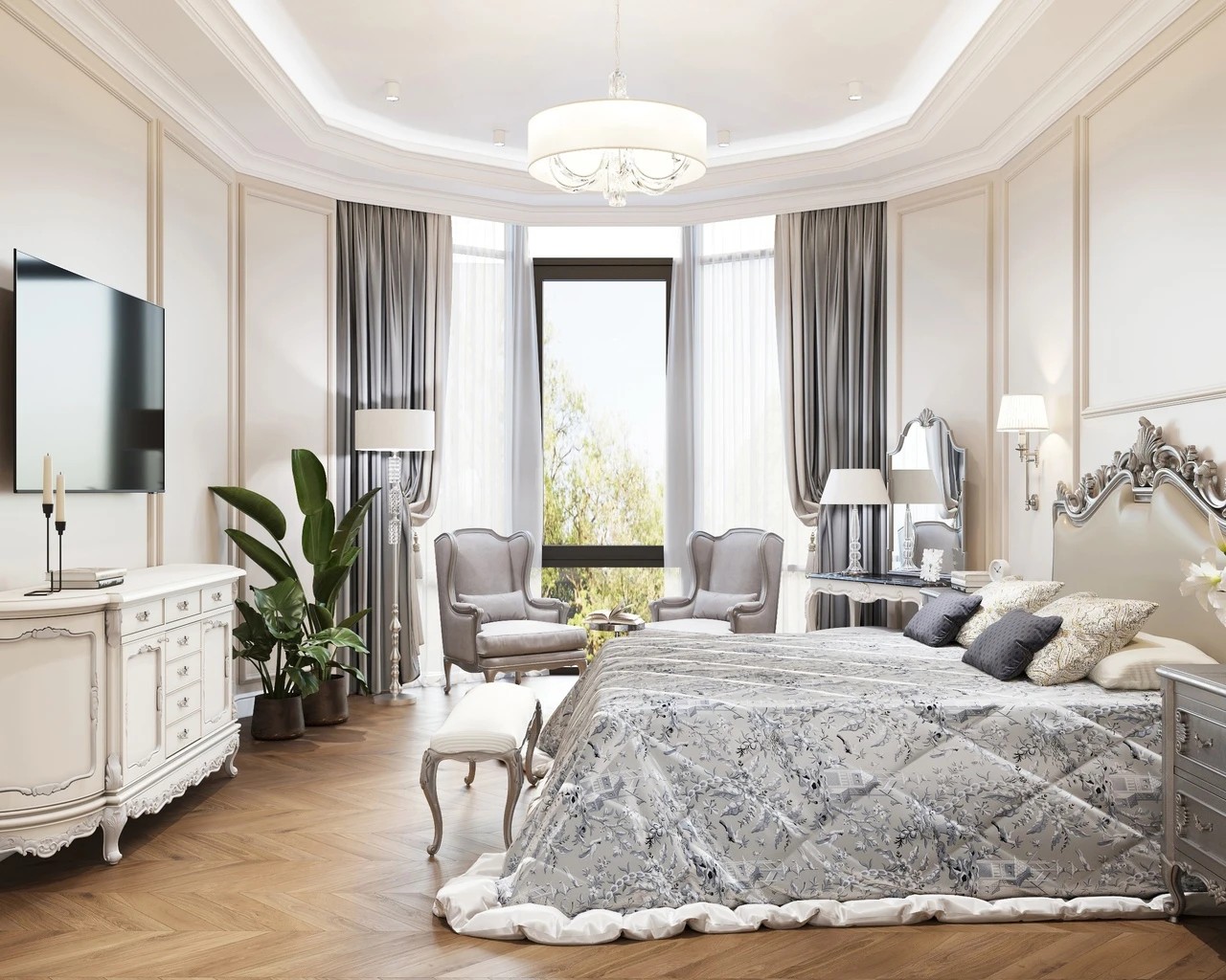 Визуализации спальни