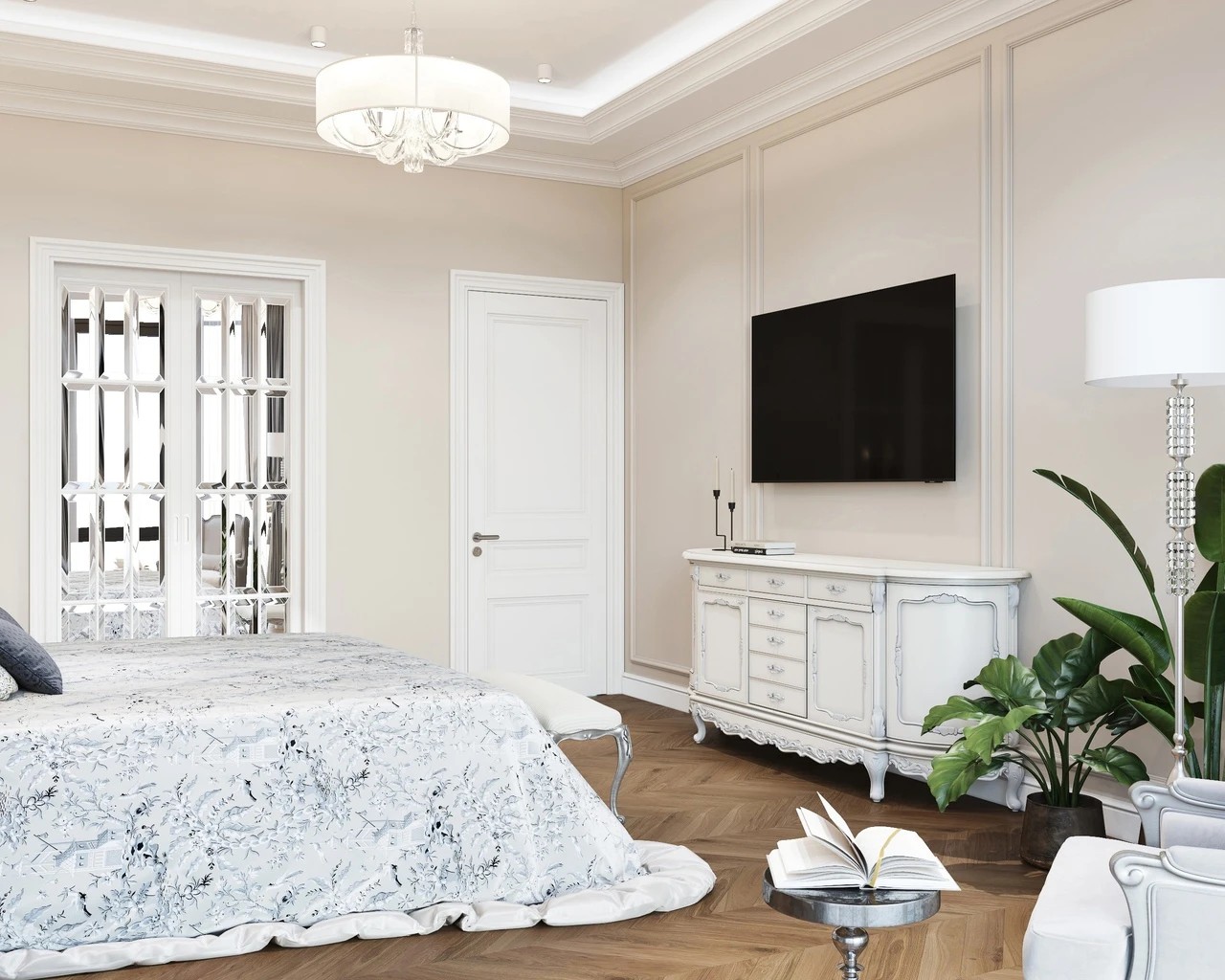 Визуализации спальни