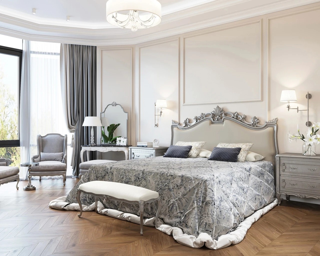 Визуализации спальни