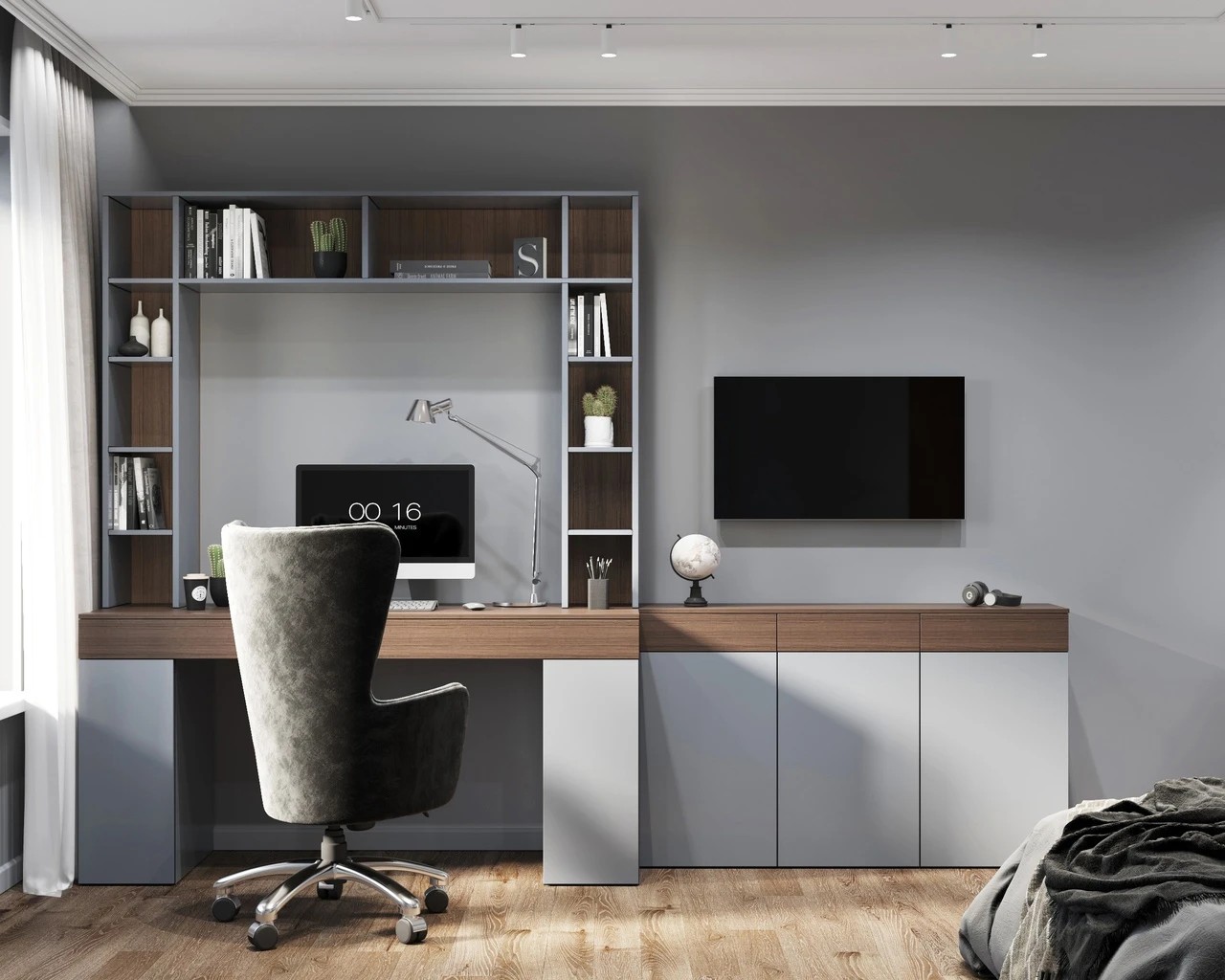 Визуализации спальни