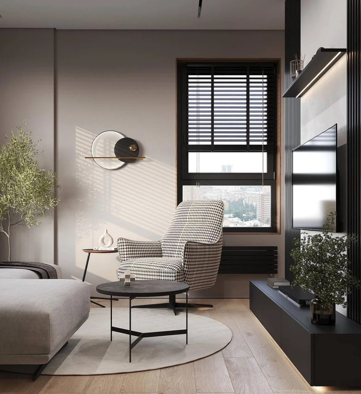 Дизайн-проект кухни-гостиной