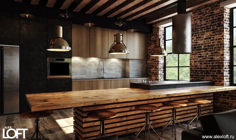 Лофт интерьер в Челябинске