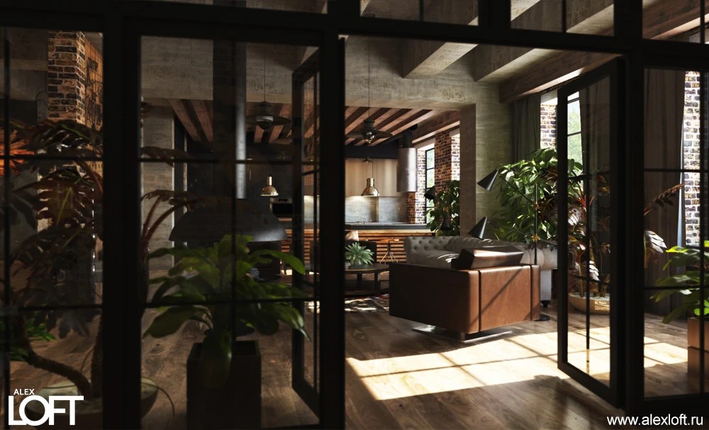 Лофт интерьер в Челябинске