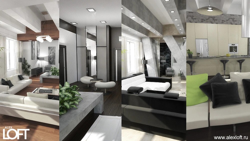 Лофт интерьер в Челябинске