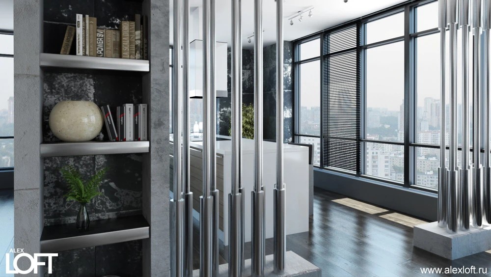 Дизайн интерьера квартиры в стиле хай-тек