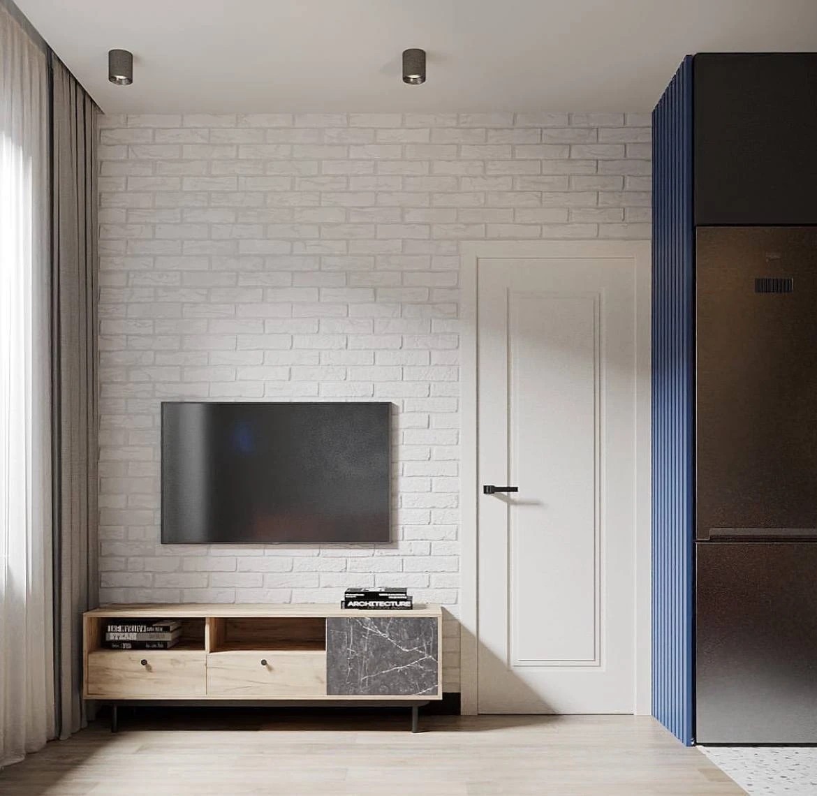 ЖК Палацио. Крошка кухня-гостиная