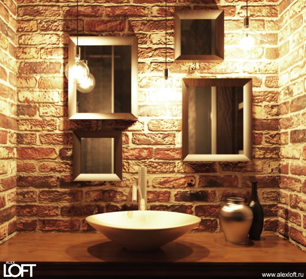 Интерьер квартиры в стиле лофт, Москва