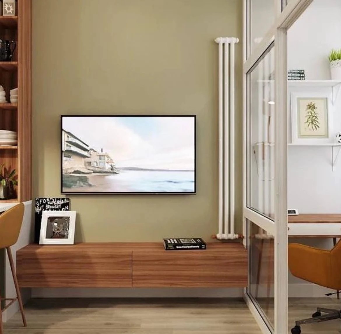 Кухна-гостиная