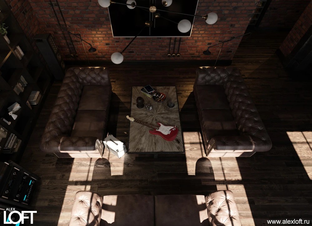 Центр Питера, современный лофт