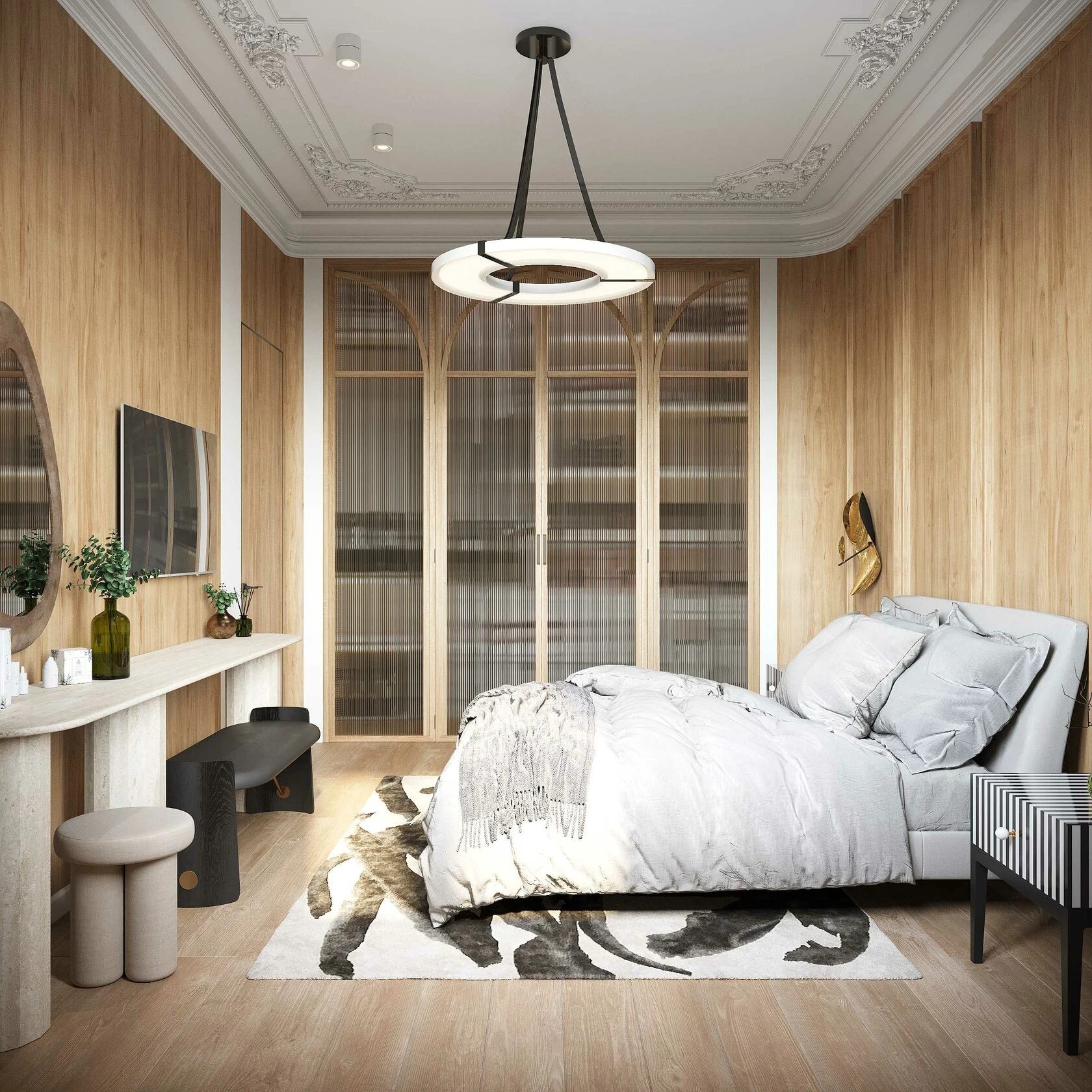 КВАРТИРА В СТИЛЕ ФРАНЦУЗСКОГО ОТЕЛЯ В ИСТОРИЧЕСКОМ ЦЕНТРЕ МОСКВЫ